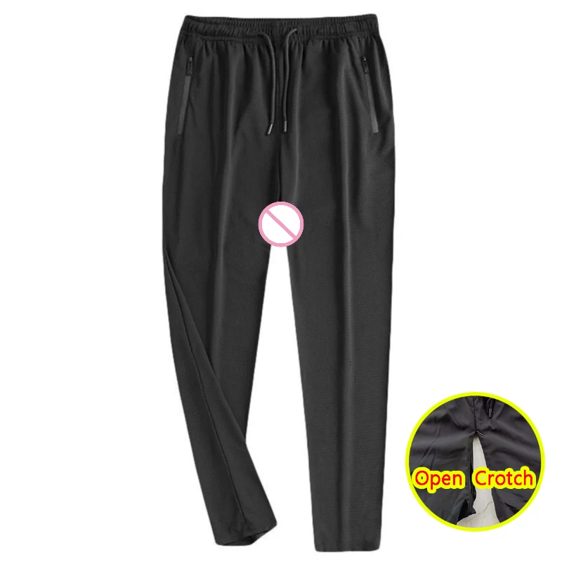 Man Hollow Out Hidden Zipper Open Crotch Casual Pants Quick Dry Breathable Leggings Gym Fitness Sweatpants Crotchless Lightwear
Man Hollow Out Hidden Zipper Open Crotch Casual Pants Quick Dry Breathable Leggings Gym Fitness Sweatpants Crotchless Lightwear