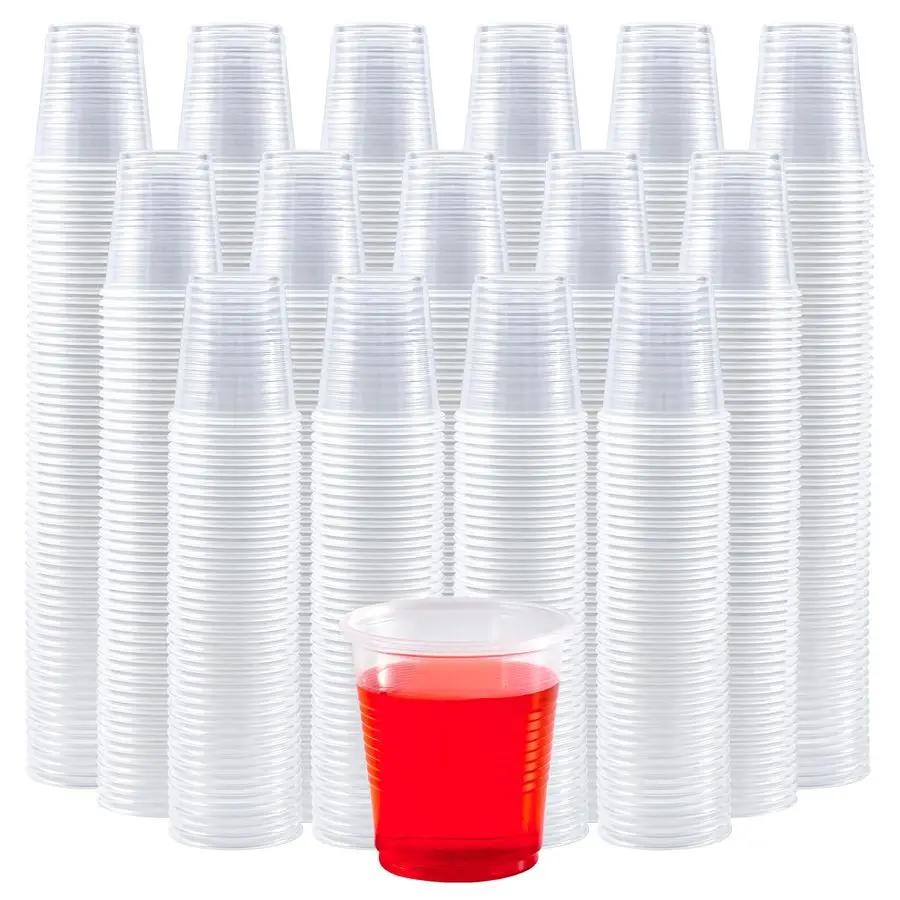 3oz Plastic Cups,Disposable Mouthwash Cups,3 Ounce Small Clear Tumblers for Tasting, Drinking and Party
3oz Plastic Cups,Disposable Mouthwash Cups,3 Ounce Small Clear Tumblers for Tasting, Drinking and Party