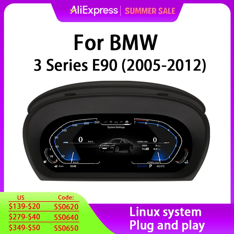 11-дюймовая цифровая приборная панель для BMW 3 серии E90 E91 E92 E93 (2005-2012) CCC CIC System, ЖК-дисплей, автомобильная панель приборной панели, кабина Voor
11-дюймовая цифровая приборная панель для BMW 3 серии E90 E91 E92 E93 (2005-2012) CCC CIC System, ЖК-дисплей, автомобильная панель приборной панели, кабина Voor
