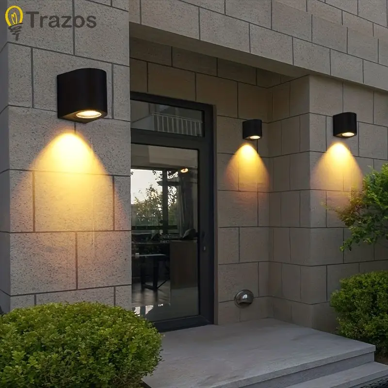Outdoor LED Dual Head Wall Light Waterproof Up and Down Semi Circular Square Villa Entrance Corridor Barden Wall Washing Light
Outdoor LED Dual Head Wall Light Waterproof Up and Down Semi Circular Square Villa Entrance Corridor Barden Wall Washing Light