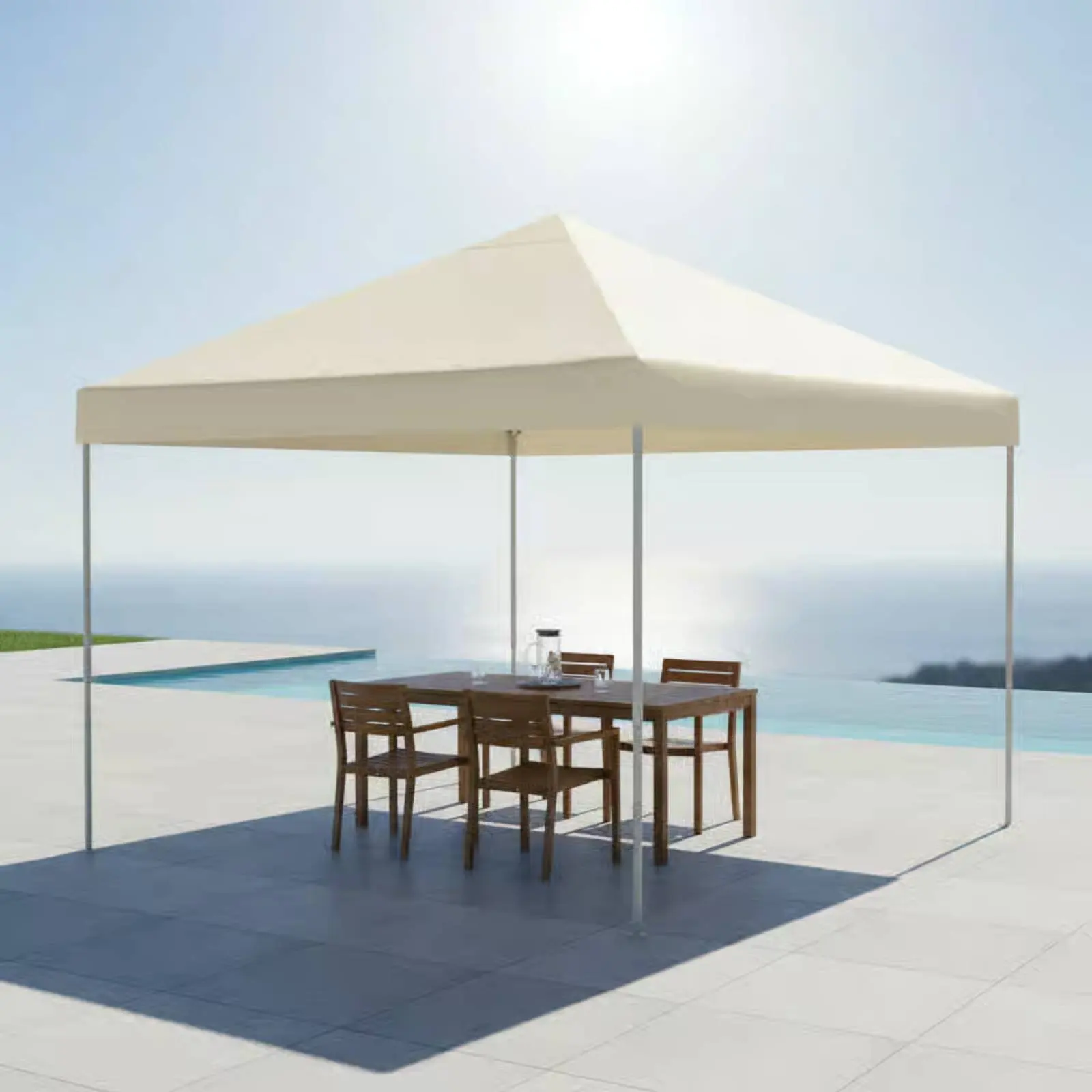Double Tier Gazebo Canopy Protection 10 X 10 Gazebo Canopy Outdoor Shelter Easy Installation Weatherproof for Backyard
Double Tier Gazebo Canopy Protection 10 X 10 Gazebo Canopy Outdoor Shelter Easy Installation Weatherproof for Backyard