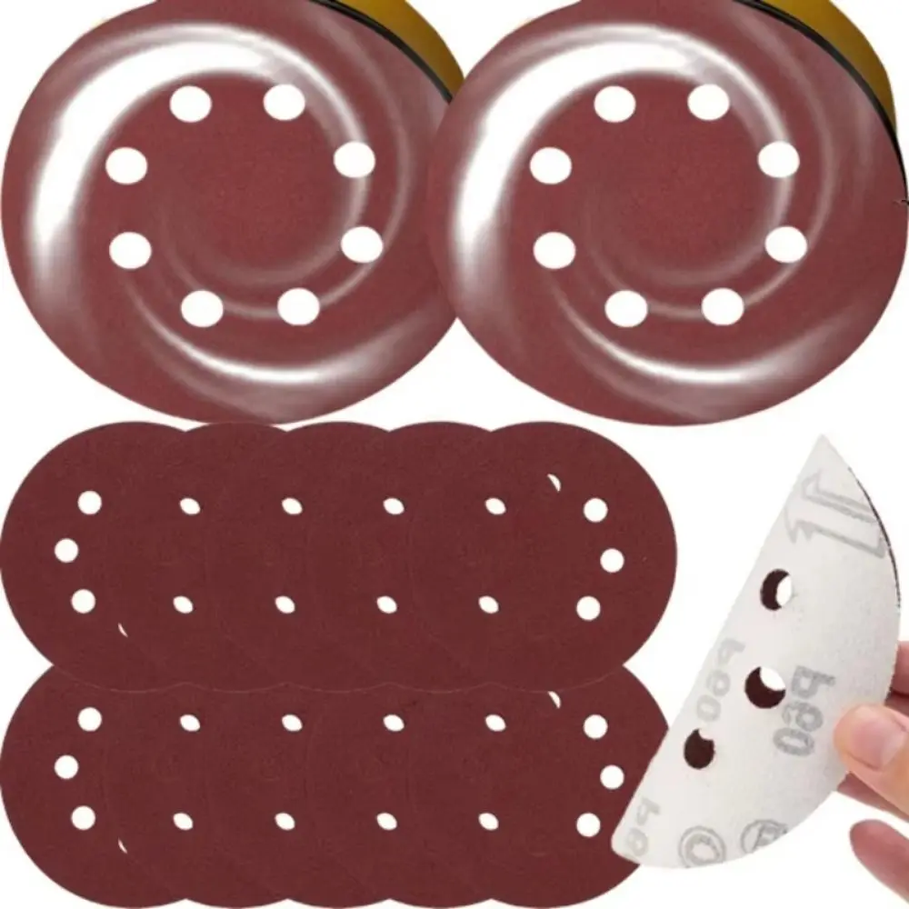 50Pcs Round Sand Paper 5-Inch 8 Holes Orbital Sander Pads 40-200 Grit Anti-static Interface Grinding Pad for Woodworking
50Pcs Round Sand Paper 5-Inch 8 Holes Orbital Sander Pads 40-200 Grit Anti-static Interface Grinding Pad for Woodworking