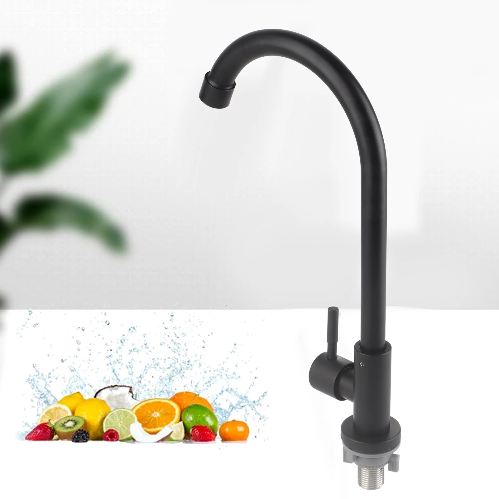 Basin Faucet G1/2 Faucet 90 Degree Rotating Single Cold Matte Black Water Tap for Kitchen Sink Basin Kitchen Water Tap Water Tap
Basin Faucet G1/2 Faucet 90 Degree Rotating Single Cold Matte Black Water Tap for Kitchen Sink Basin Kitchen Water Tap Water Tap