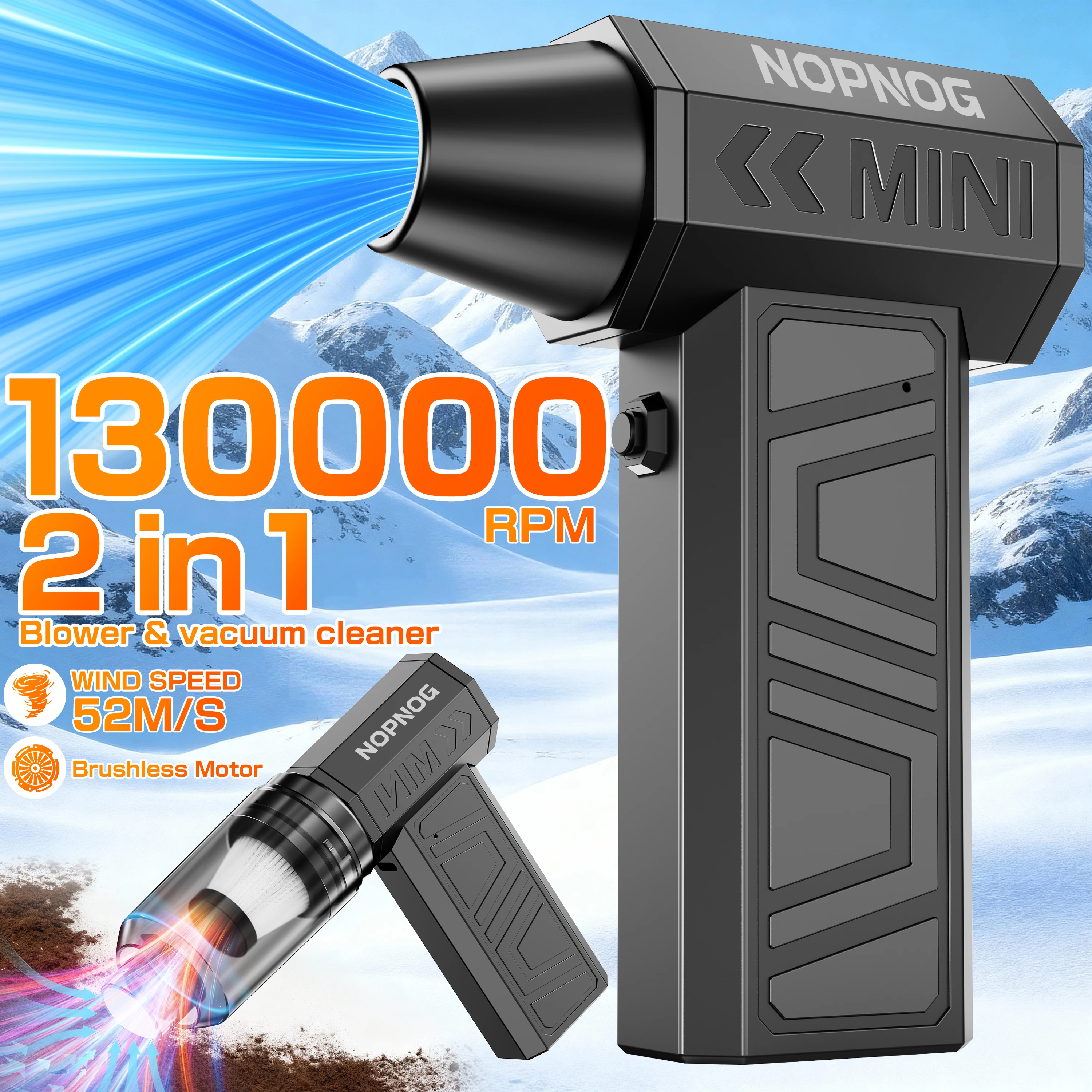 Blower Turbo Fan Handheld Violent Jet Fan Car Vacuum Cleaner 2 in 1 Cleaning Blow Tool Portable Electric Air Duster Blowing Snow
Blower Turbo Fan Handheld Violent Jet Fan Car Vacuum Cleaner 2 in 1 Cleaning Blow Tool Portable Electric Air Duster Blowing Snow