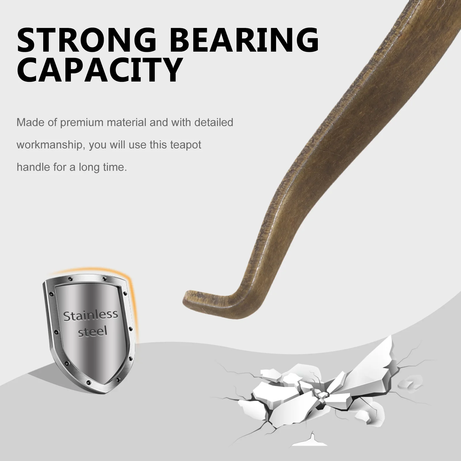 Teapot Handle Ceramic Anti-Scald Grip Sturdy Replaceable Kettle Accessories Decorative Rustic Teapot Handle Kettle Accessories
Teapot Handle Ceramic Anti-Scald Grip Sturdy Replaceable Kettle Accessories Decorative Rustic Teapot Handle Kettle Accessories