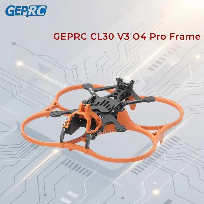 GEPRC GEP-CL30 V3 O4 Pro RC FPV 3-inch Quadcopter Frame
GEPRC GEP-CL30 V3 O4 Pro RC FPV 3-inch Quadcopter Frame