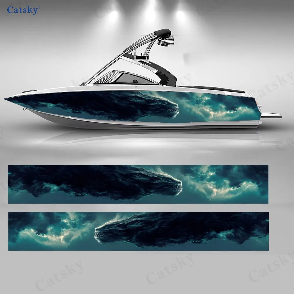 Fantasy Cloud Sea Humpback Whale Boat Stickers, PVC Waterproof Vinyl Wrap Decals for Fishing Boats, Durable and Stylish Design
Fantasy Cloud Sea Humpback Whale Boat Stickers, PVC Waterproof Vinyl Wrap Decals for Fishing Boats, Durable and Stylish Design