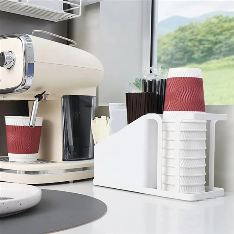 Carbon Steel Multifunctional Disposable Cup Holder Rack,Storage For Coffee Cups, Spoons, Forks, Straws, Sugar
Carbon Steel Multifunctional Disposable Cup Holder Rack,Storage For Coffee Cups, Spoons, Forks, Straws, Sugar
