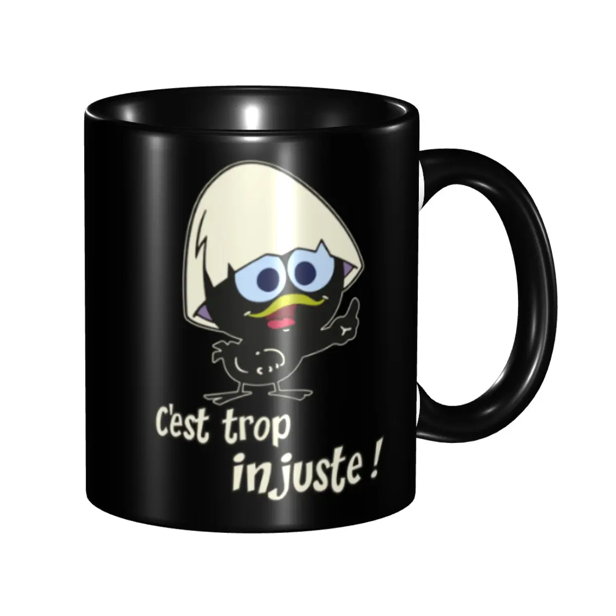 DIY Calimero Cest Trop Injuste Ceramic Mug Custom Coffee Cups Creative Gift
DIY Calimero Cest Trop Injuste Ceramic Mug Custom Coffee Cups Creative Gift