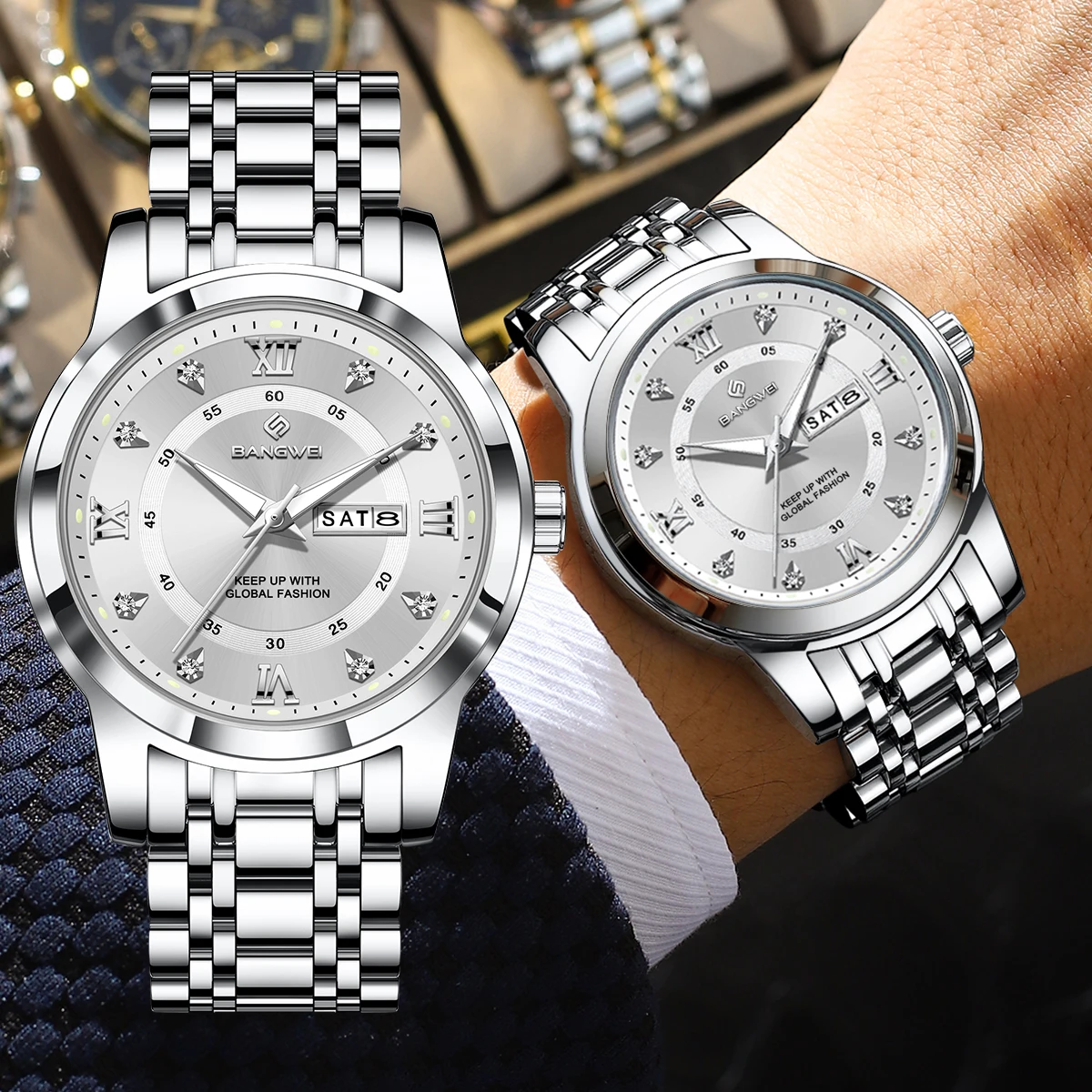 LIGE New Sports Men's Luxury Watches Waterproof Luminous Date Week Men's Quartz Wristwatch Stainless Steel Creative Men Watch
LIGE New Sports Men's Luxury Watches Waterproof Luminous Date Week Men's Quartz Wristwatch Stainless Steel Creative Men Watch
