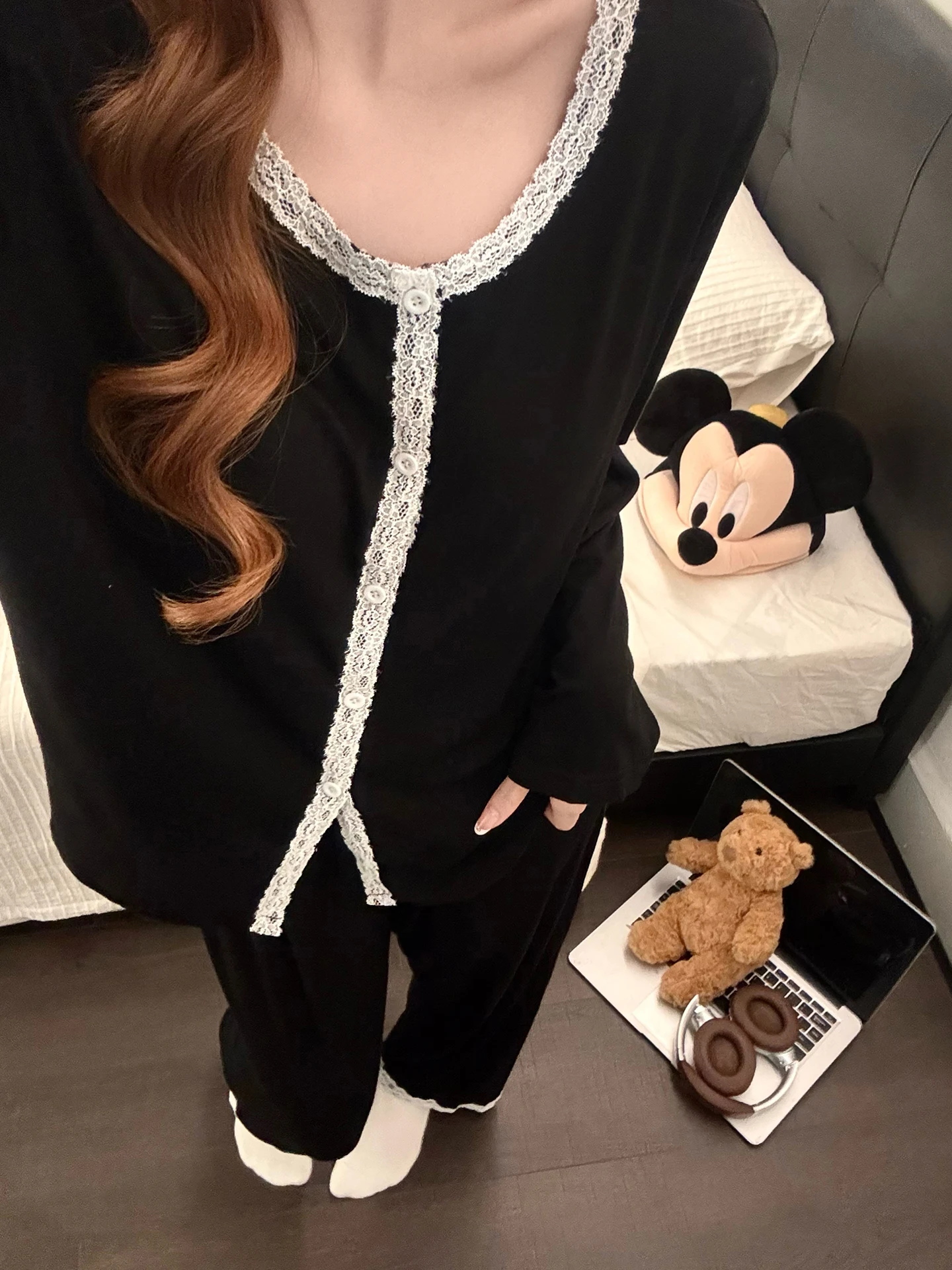 Korean Style Modal Cotton Sleepwear Women's Spring Autumn Long Sleeve Long Pants Casual Comfortable Home Clothes Set
Korean Style Modal Cotton Sleepwear Women's Spring Autumn Long Sleeve Long Pants Casual Comfortable Home Clothes Set
