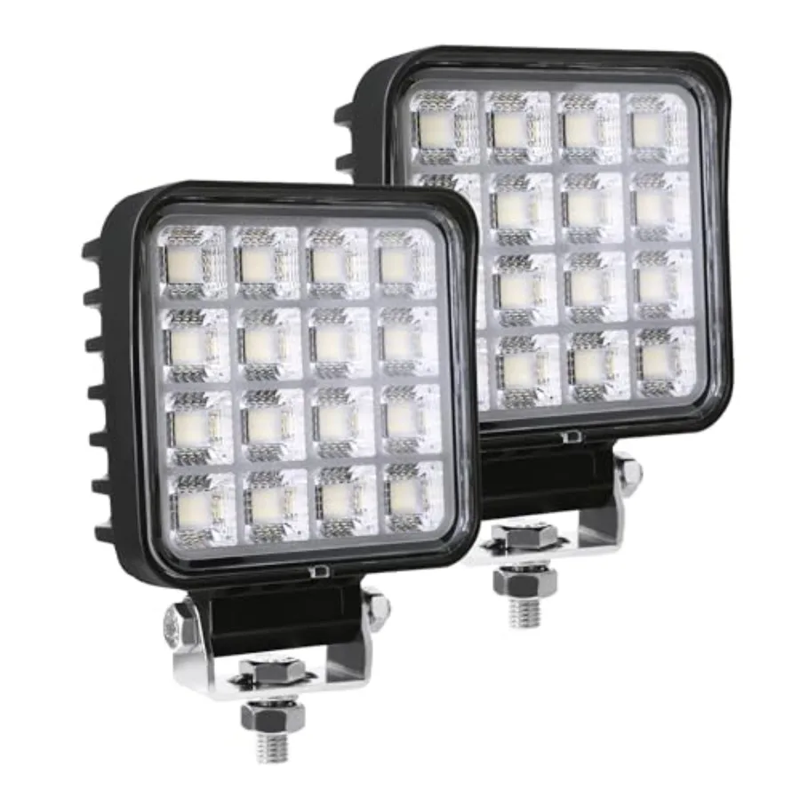 4.3 Inch 192W 12600lm LED Tractor Work Lights 2PCS IP68 Waterproof 12/24V 150° Flood Beam LED Work Light Bar Work Light for Tru
4.3 Inch 192W 12600lm LED Tractor Work Lights 2PCS IP68 Waterproof 12/24V 150° Flood Beam LED Work Light Bar Work Light for Tru
