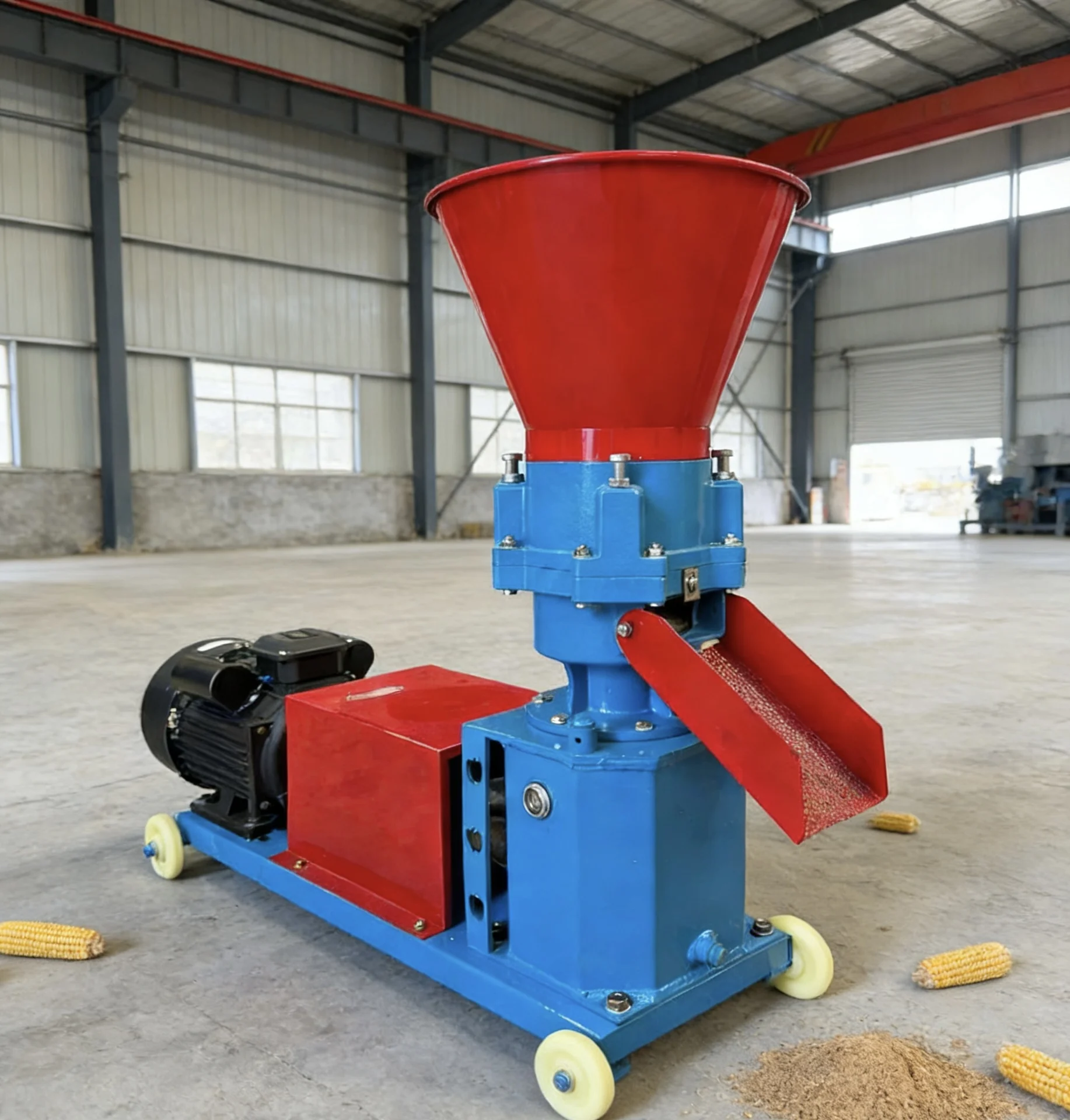 Heavy Duty 100-1000KG/H Animal Feed Pellet Making Machine for Chicken Cattle Poultry Livestock Fodder Production
Heavy Duty 100-1000KG/H Animal Feed Pellet Making Machine for Chicken Cattle Poultry Livestock Fodder Production
