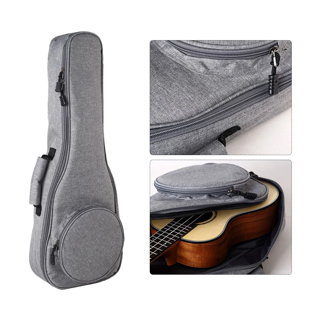 23-Inch Waterproof Thickened Canvas Ukulele Bag Cotton Lined Protective Case For Guitar Instrument Travel Backpack Light Grey
23-Inch Waterproof Thickened Canvas Ukulele Bag Cotton Lined Protective Case For Guitar Instrument Travel Backpack Light Grey