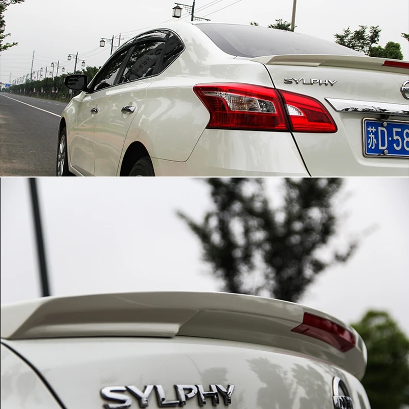 Для Nissan Sentra/Sylphy украшение для автомобиля 2012-2018 АБС-пластик цветная краска задний спойлер для багажника
Для Nissan Sentra/Sylphy украшение для автомобиля 2012-2018 АБС-пластик цветная краска задний спойлер для багажника