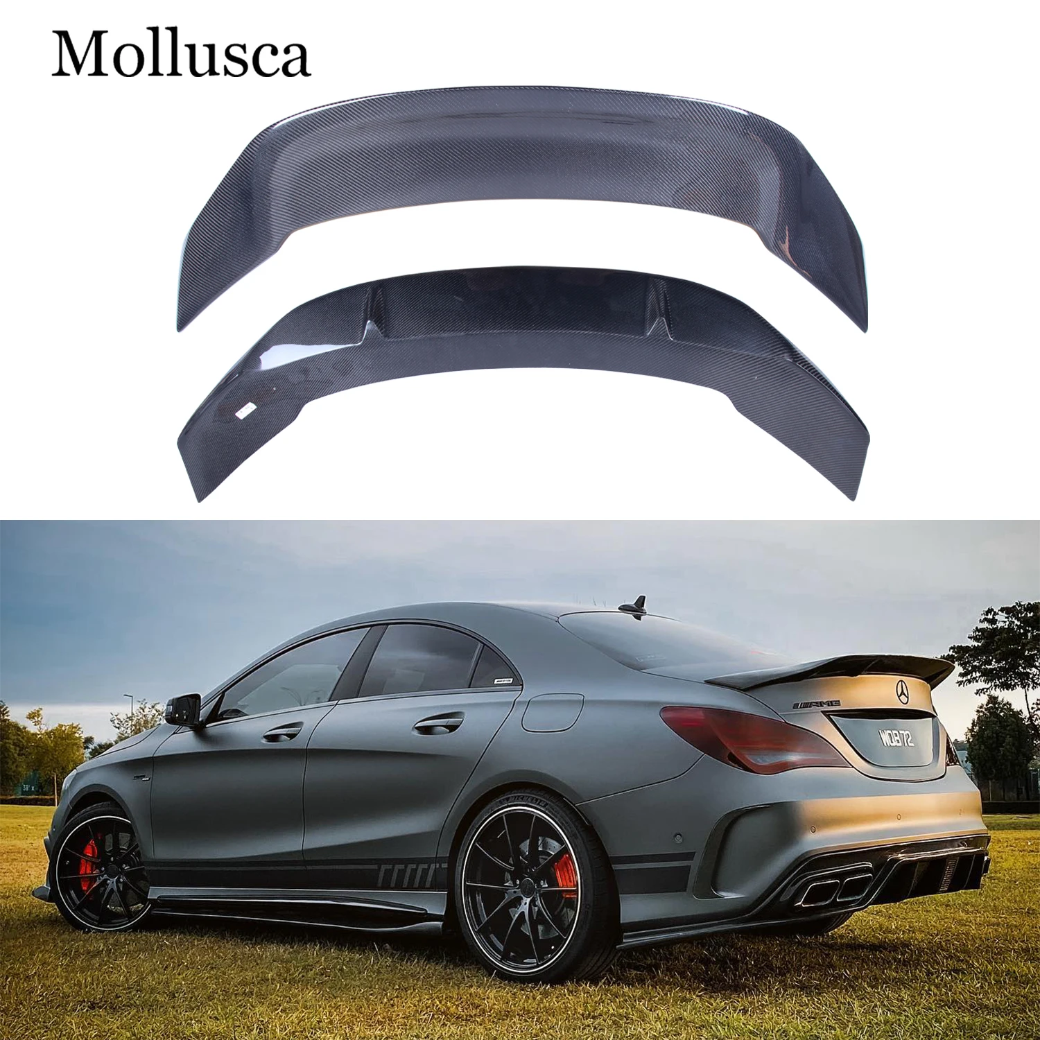 For Mercedes-Benz CLA W117 C117 R Style Carbon Fiber Rear Spoiler Trunk Wing 2013-2019
For Mercedes-Benz CLA W117 C117 R Style Carbon Fiber Rear Spoiler Trunk Wing 2013-2019