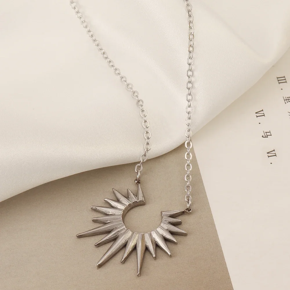 Irregular Round Pendant Necklace Women 316L Stainless Steel Punk Gold Color Chain Fashion Jewelry Gift
Irregular Round Pendant Necklace Women 316L Stainless Steel Punk Gold Color Chain Fashion Jewelry Gift