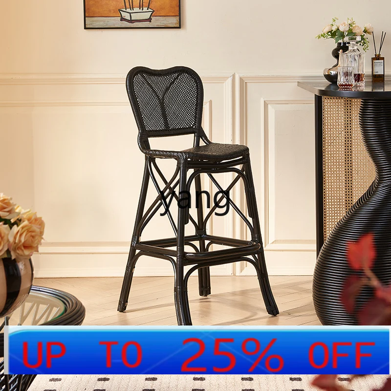 Ltt tall solid wood home backrest bar stool table and chair modern simple rattan front desk stool
Ltt tall solid wood home backrest bar stool table and chair modern simple rattan front desk stool