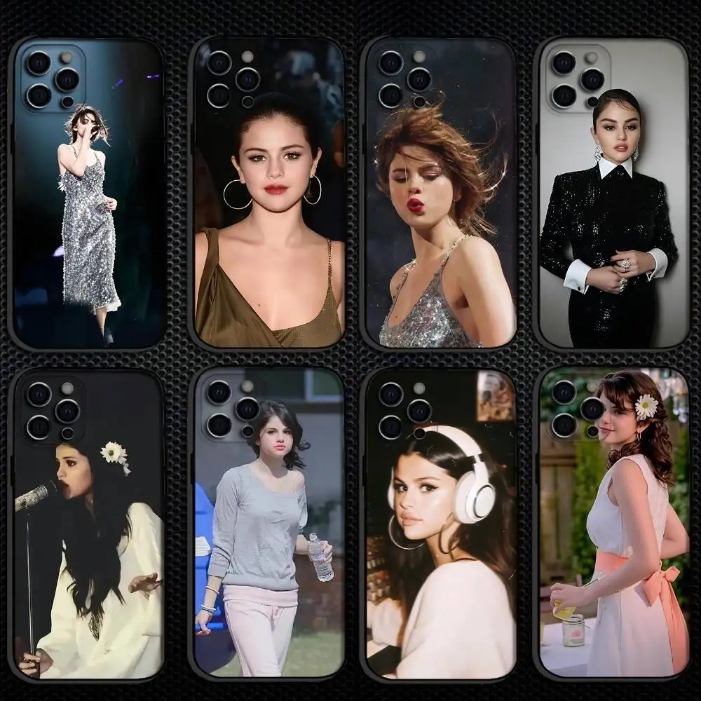 Selena Gomez Phone Case For iPhone 16,15,14,13,12,11 Plus,Pro Max, Soft Silicone Black Cover
Selena Gomez Phone Case For iPhone 16,15,14,13,12,11 Plus,Pro Max, Soft Silicone Black Cover