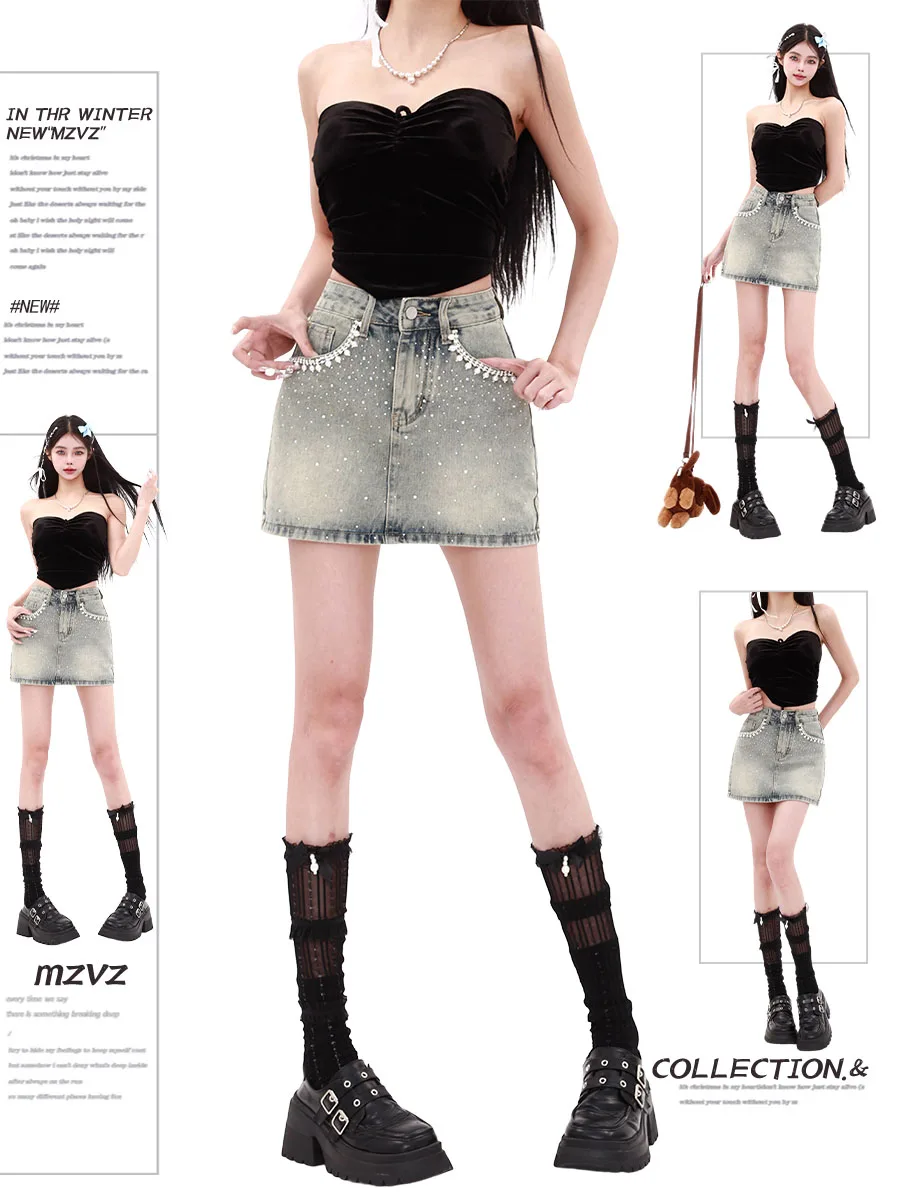 Women's Blue A-line Denim Skirt Y2k Jean Shorts Skirts Harajuku 90s Vintage Mini Cowboy Skirt 2000s Fashion Clothes Summer 2025
Women's Blue A-line Denim Skirt Y2k Jean Shorts Skirts Harajuku 90s Vintage Mini Cowboy Skirt 2000s Fashion Clothes Summer 2025