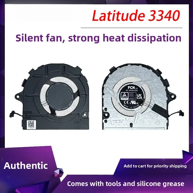 New Original CPU Cooling Fan For Dell Latitude 3340 2023 Laptop 0PKD9P 990WG EF50050S1-C320-S9A Replacement
New Original CPU Cooling Fan For Dell Latitude 3340 2023 Laptop 0PKD9P 990WG EF50050S1-C320-S9A Replacement