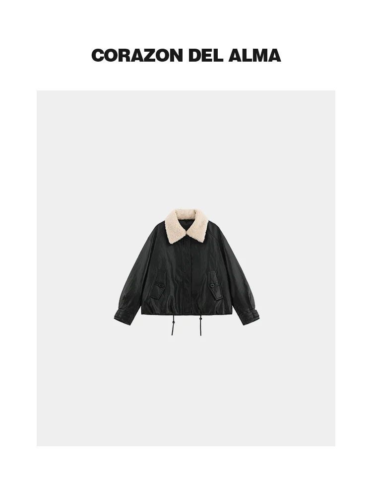 Mature Faion Matte Protein Leather White Goose down Collar Classic Sle Women's Jaet Warm Long Sve Zipper Closure Coat
Mature Faion Matte Protein Leather White Goose down Collar Classic Sle Women's Jaet Warm Long Sve Zipper Closure Coat