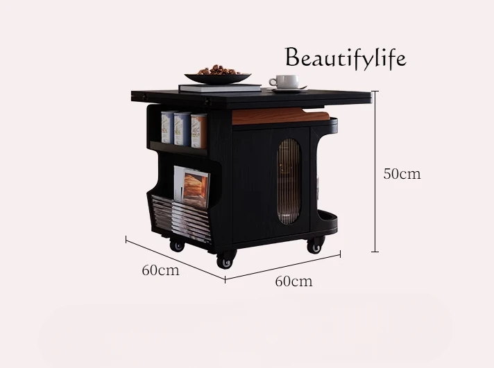 Sofa edge measuring cabinet French medieval movable folding trolley retractable rotating coffee table
Sofa edge measuring cabinet French medieval movable folding trolley retractable rotating coffee table