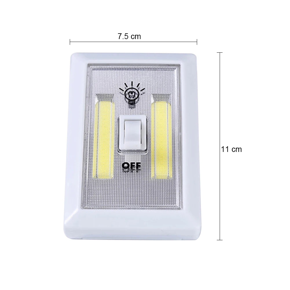Cob LED Light White 11x75x3cm Operated Cordless Night Light Switch Wall Wardrobe Easy Install Long Lasting Low Heat
Cob LED Light White 11x75x3cm Operated Cordless Night Light Switch Wall Wardrobe Easy Install Long Lasting Low Heat