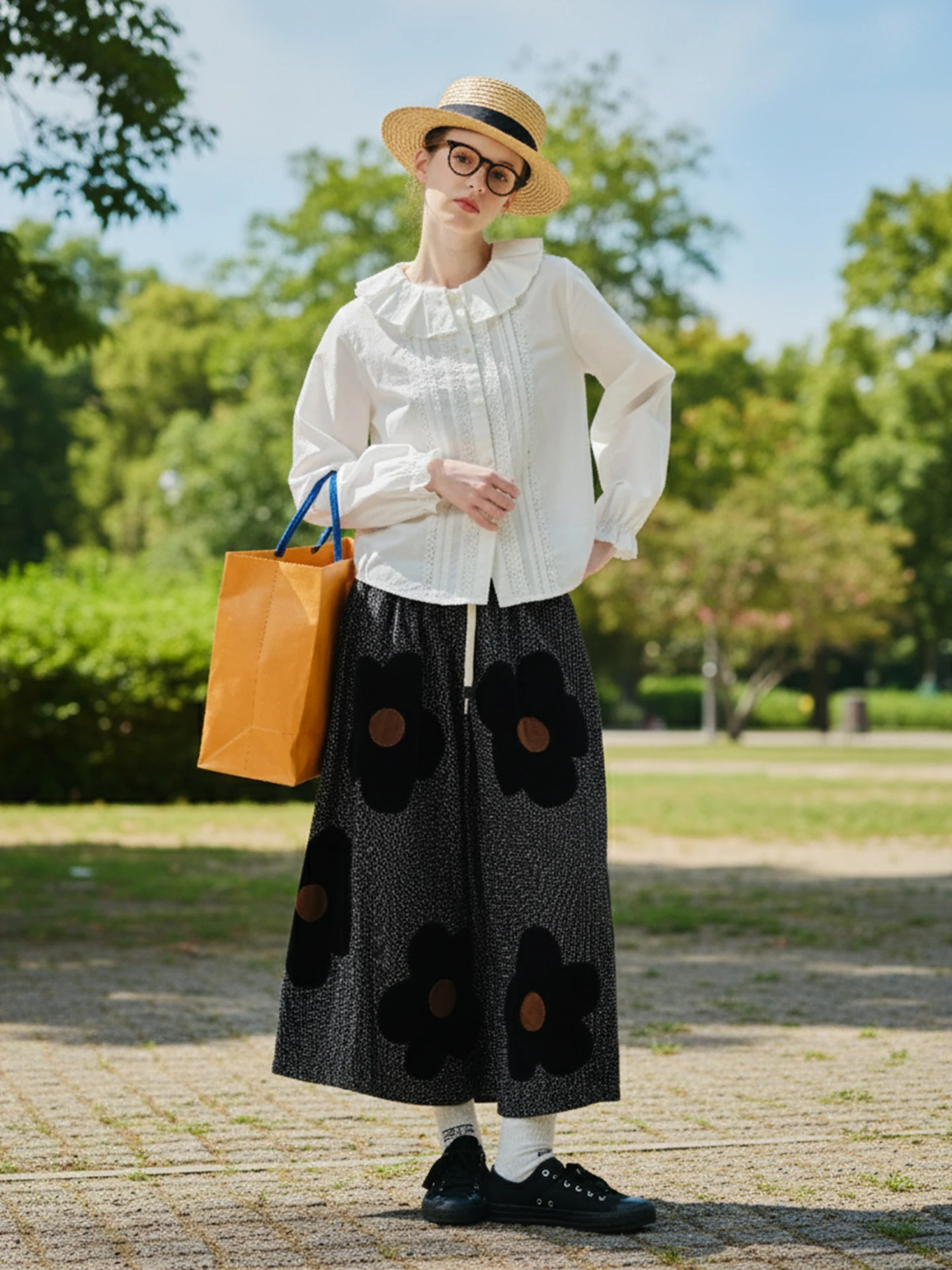 Vintage Floral Printed Wide-Leg Pants Loose & Comfortable Daily Streetwear Sweet & Age-Reducing 244938
Vintage Floral Printed Wide-Leg Pants Loose & Comfortable Daily Streetwear Sweet & Age-Reducing 244938
