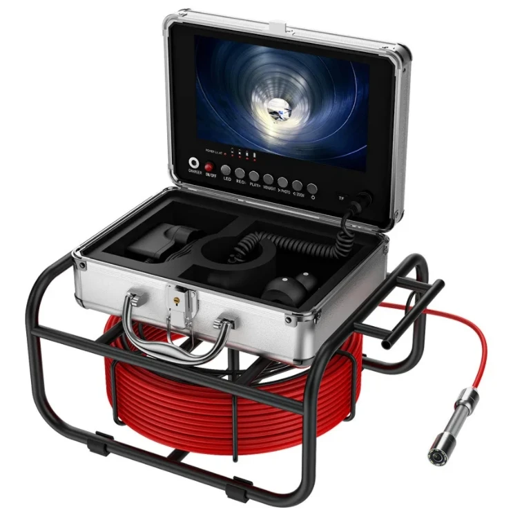 9" LCD Monitor 17MM Camera 20M Cable Wall Sewer Pipeline Inspection Camera System Used for Underground Pipe Inspection
9" LCD Monitor 17MM Camera 20M Cable Wall Sewer Pipeline Inspection Camera System Used for Underground Pipe Inspection