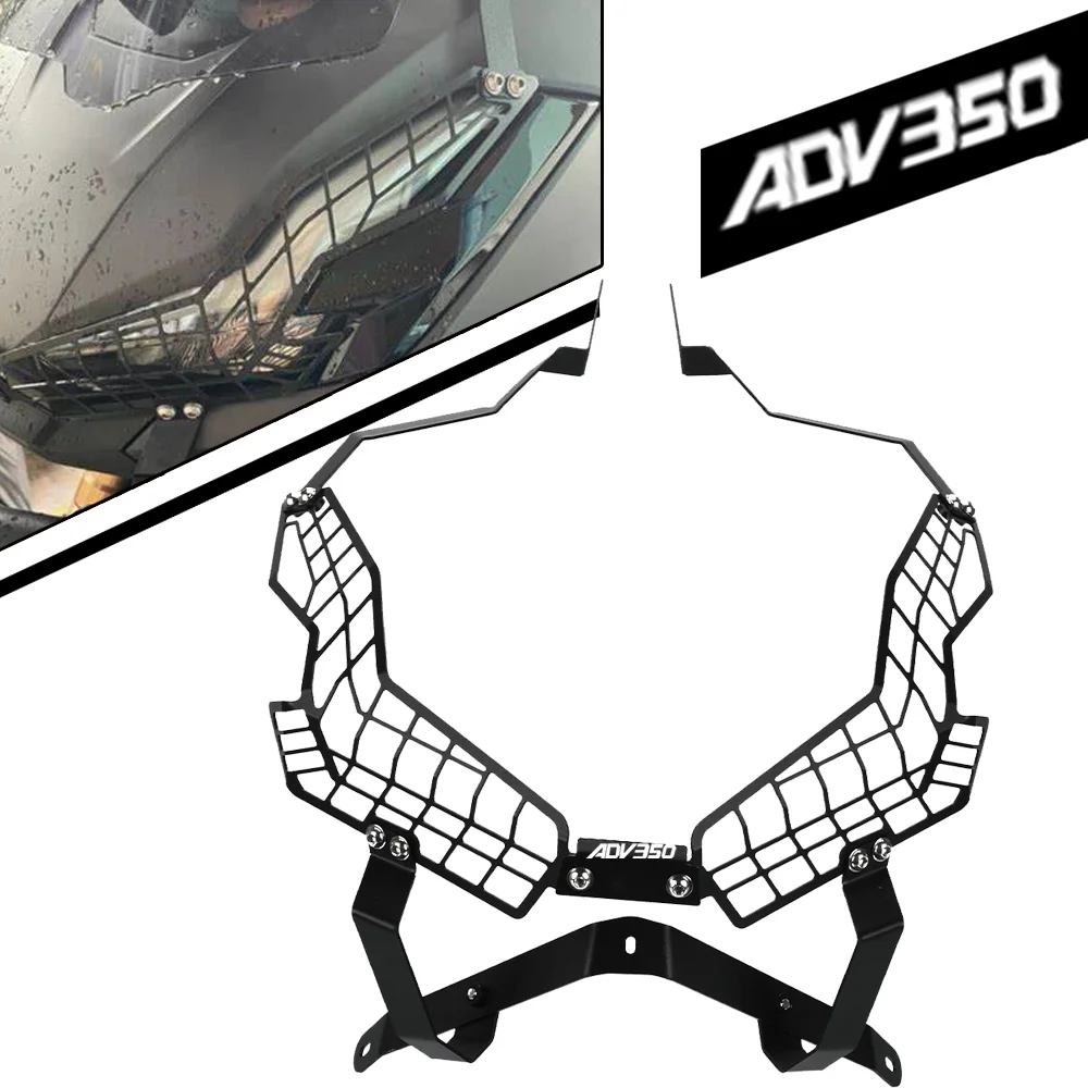 For HONDA ADV350 ADV 350 ADV-350 2022 2023 2024 Scooter Parts Motorcycle Front Headlight Grille Lamp Guard Cover Net Protector
For HONDA ADV350 ADV 350 ADV-350 2022 2023 2024 Scooter Parts Motorcycle Front Headlight Grille Lamp Guard Cover Net Protector