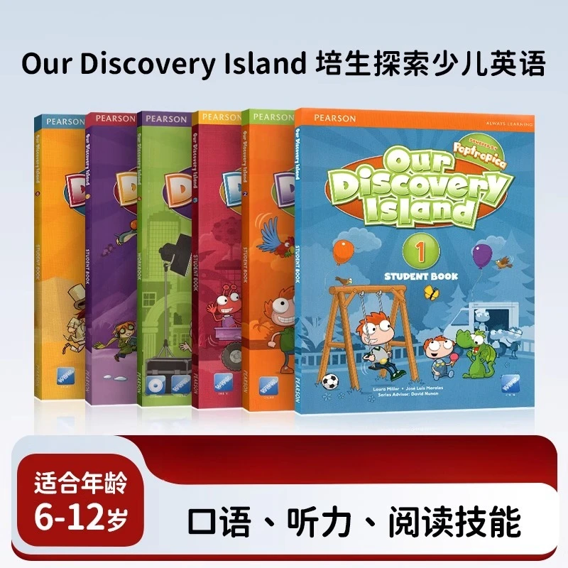 Pearson Longman, Children's English Our Discovery Island ODI Textbook, Student Book, Self-study Tutoring 6-12 Years Old
Pearson Longman, Children's English Our Discovery Island ODI Textbook, Student Book, Self-study Tutoring 6-12 Years Old