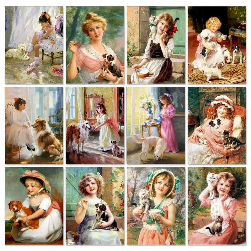 GATYZTORY 40x50cm Painting By Numbers Girl Figure Kit Canvas Painting Cat Animal Picture By Numbers Home Decor Artwork Gift
GATYZTORY 40x50cm Painting By Numbers Girl Figure Kit Canvas Painting Cat Animal Picture By Numbers Home Decor Artwork Gift