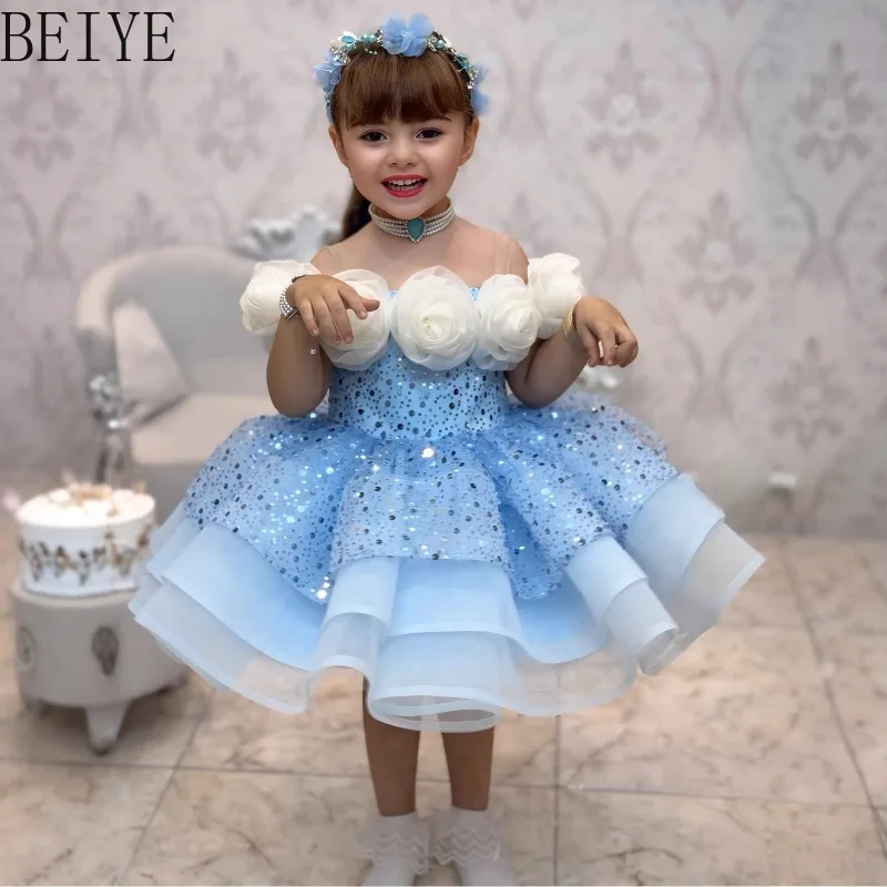 Bead Embroidery Birthday Party Dress Little Girl First Year Old Princess Host Piano Dress Kids Off Shoulder Flower Dress
Bead Embroidery Birthday Party Dress Little Girl First Year Old Princess Host Piano Dress Kids Off Shoulder Flower Dress