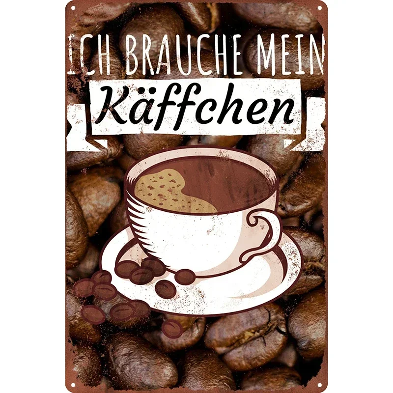 1pcs Kaeffchen Metal Wall Art, Vintage Metal Coffee Tin Signs, Funny German Coffee Culture Decor for Kitchens 7.8x11.8in
1pcs Kaeffchen Metal Wall Art, Vintage Metal Coffee Tin Signs, Funny German Coffee Culture Decor for Kitchens 7.8x11.8in