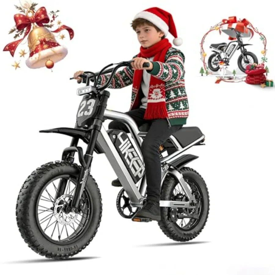 Electric Bike for Adults - Fat Tire Ebike for Off-Road Use, Aluminum Alloy Frame, Black, 750W/Peak 1500W Motor with 4 Riding Mo
Electric Bike for Adults - Fat Tire Ebike for Off-Road Use, Aluminum Alloy Frame, Black, 750W/Peak 1500W Motor with 4 Riding Mo
