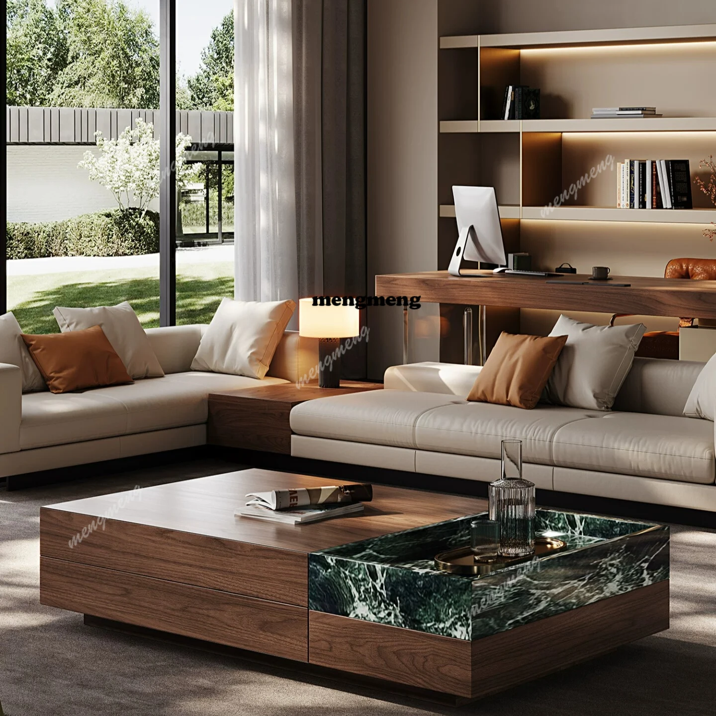 Modern light luxury simple marble coffee table Italian minimalist high-end coffee table living room small household type
Modern light luxury simple marble coffee table Italian minimalist high-end coffee table living room small household type