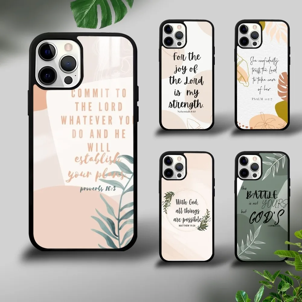 Bible Verse Quotes Phone Case For iPhone 16 15 14 13 12 11 Pro Xs Max Mini Plus Celulares Hard Funda Dropshipping 
Bible Verse Quotes Phone Case For iPhone 16 15 14 13 12 11 Pro Xs Max Mini Plus Celulares Hard Funda Dropshipping