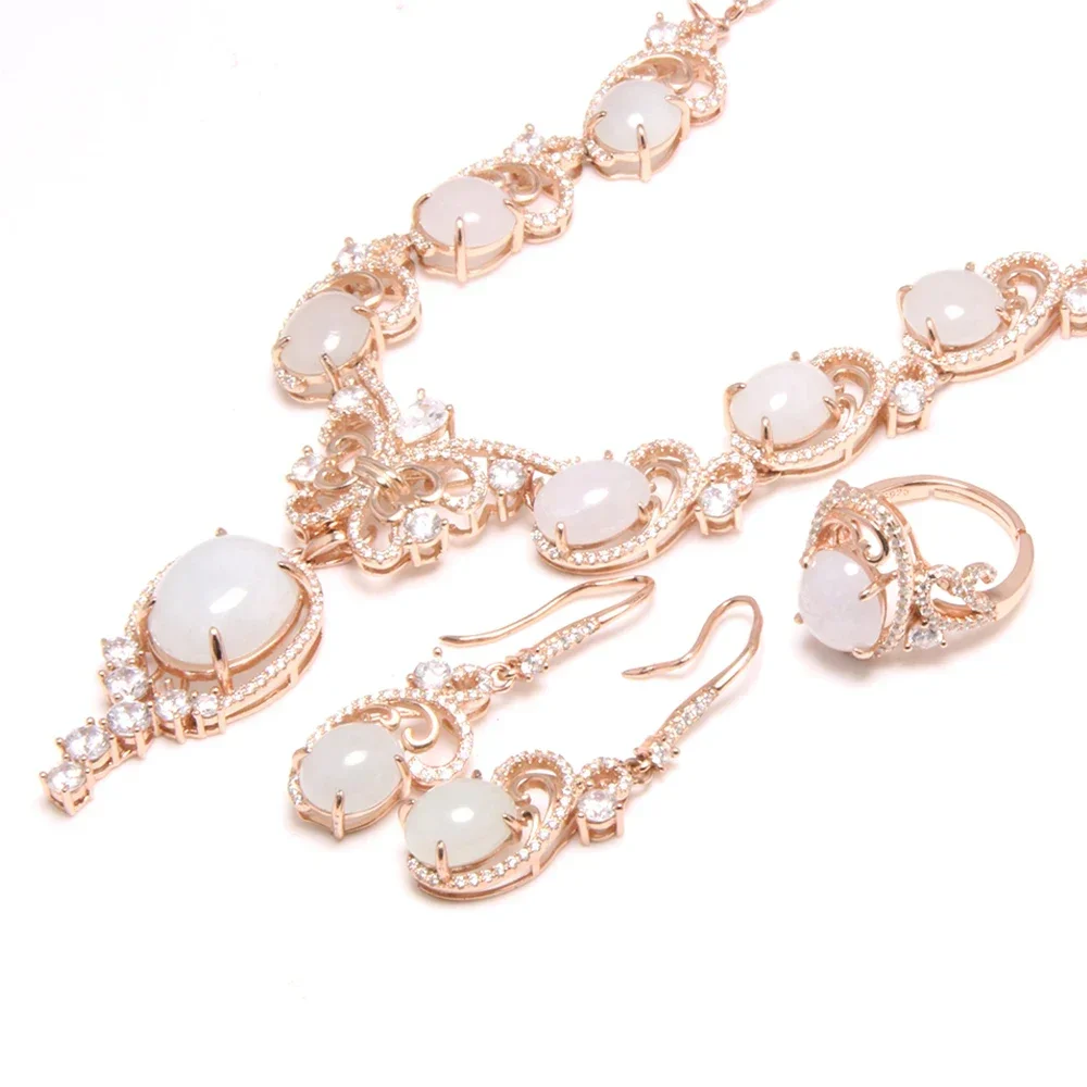 Real 925 Sterling Silver Vintage Jewelry Sets For Women Natural Jade Stone Setting Butterfly And Flowers Design Luxury Jewelry
Real 925 Sterling Silver Vintage Jewelry Sets For Women Natural Jade Stone Setting Butterfly And Flowers Design Luxury Jewelry