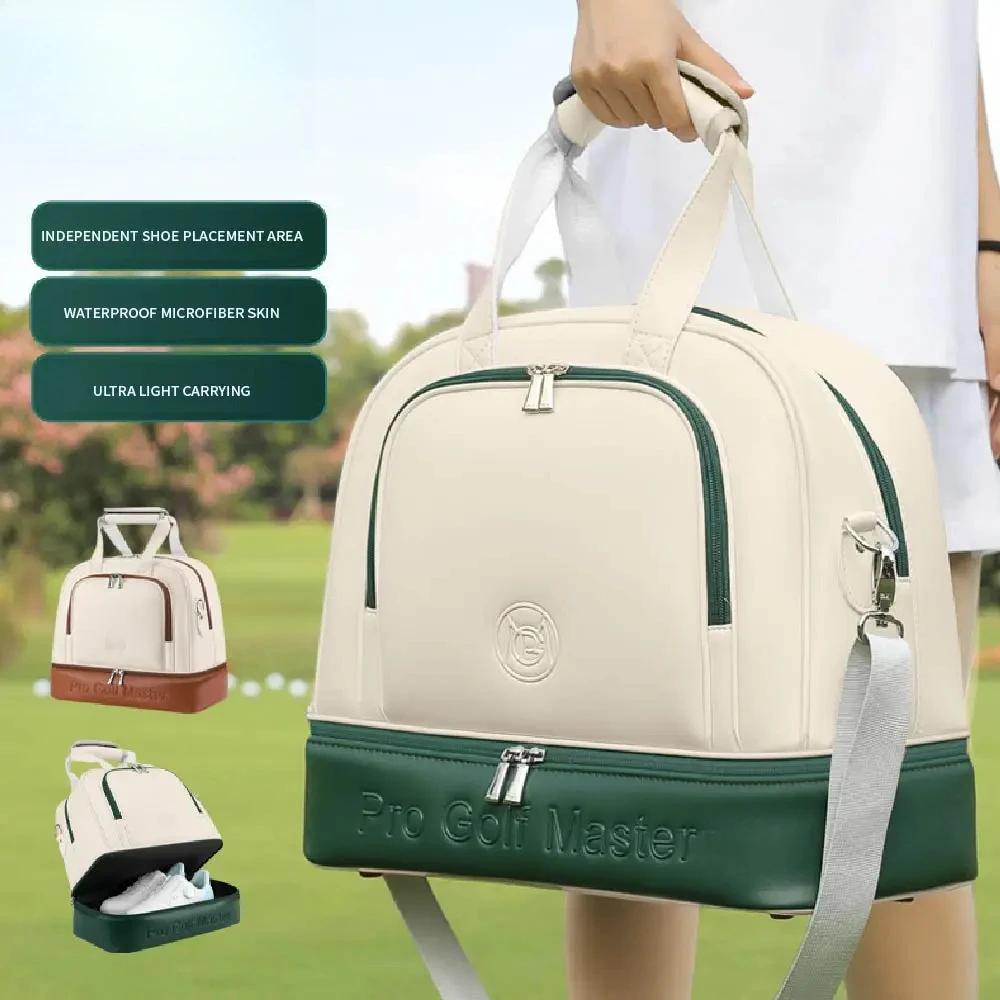 PGM Women’s Golf Clothing Bag Double layered Independent Shoe Bag Ultra-light Waterproof Travel Handbag YWB050
PGM Women’s Golf Clothing Bag Double layered Independent Shoe Bag Ultra-light Waterproof Travel Handbag YWB050