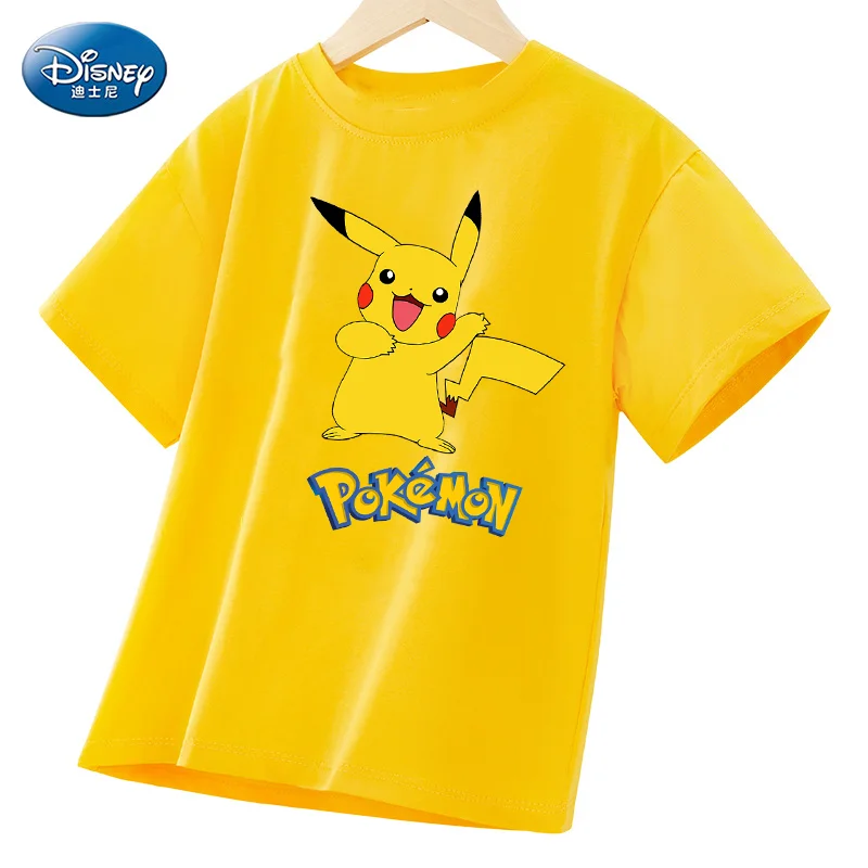 Pikachu Lovely Summer Children Short Sleeves T-shirt High Quality Cotton Color Clothes T-shirts For Kid Anime Girl Boy Fashion
Pikachu Lovely Summer Children Short Sleeves T-shirt High Quality Cotton Color Clothes T-shirts For Kid Anime Girl Boy Fashion