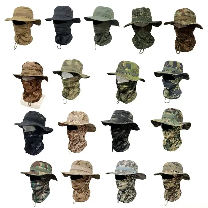 M5TC Sun Resistant Comfortable Boonie Cap Mask Scaf For Men Women Outdoor Lover
M5TC Sun Resistant Comfortable Boonie Cap Mask Scaf For Men Women Outdoor Lover