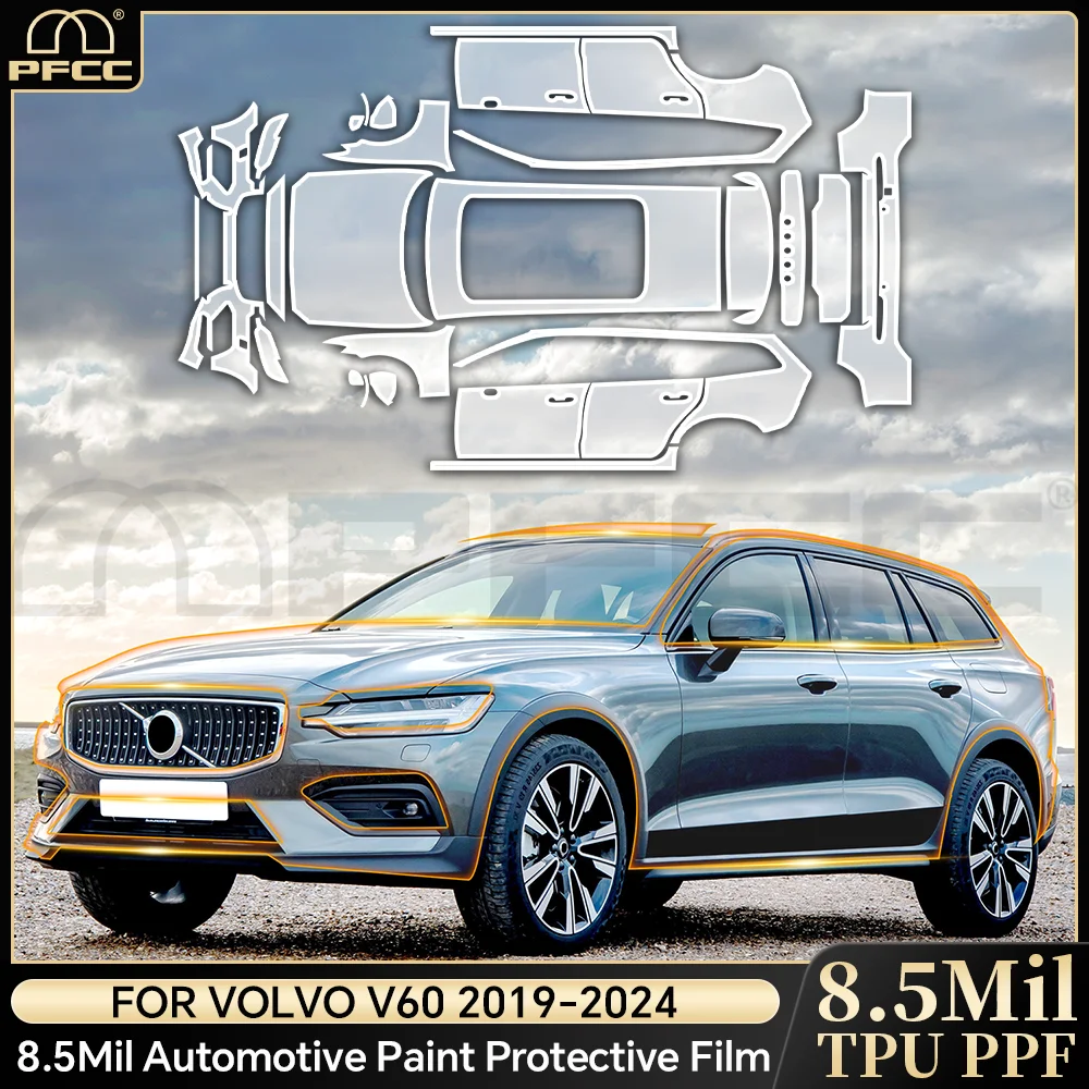 TPU For Volvo V60 2019-2024 Paint Protection Film Anti-scratch Car Body Clear Bra Pre-cut PPF Resistant Invisible Repairable Kit
TPU For Volvo V60 2019-2024 Paint Protection Film Anti-scratch Car Body Clear Bra Pre-cut PPF Resistant Invisible Repairable Kit