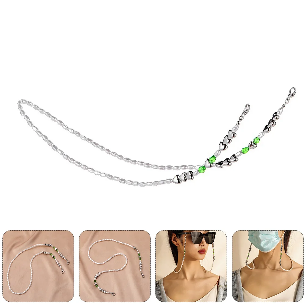 1pc Pearl Love Glasses Chain Anti Lost Mask Chains Multifunction Strap Durable Anti Rust Necklace for Eyeglass Mask Hanging
1pc Pearl Love Glasses Chain Anti Lost Mask Chains Multifunction Strap Durable Anti Rust Necklace for Eyeglass Mask Hanging