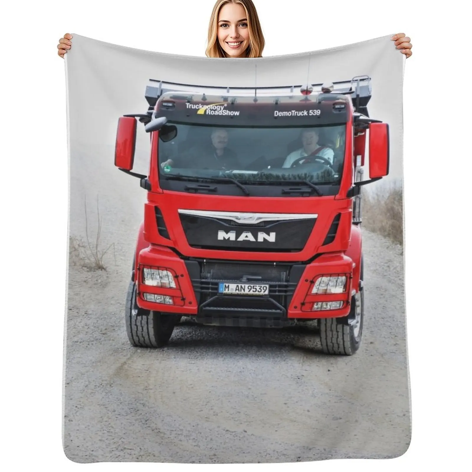 MAN TGS 35.480 8 × 4 Tipper - Trucknology Days Throw Blanket Easy Care Comfortable Blanket for Couch
MAN TGS 35.480 8 × 4 Tipper - Trucknology Days Throw Blanket Easy Care Comfortable Blanket for Couch
