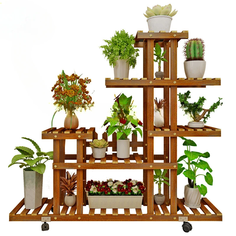 Wooden Flower Rack With Wheels Living Room Flower Stand Indoor Multi-layer Plant Holder Balcony Floor Shelves Garden Flower Pot
Wooden Flower Rack With Wheels Living Room Flower Stand Indoor Multi-layer Plant Holder Balcony Floor Shelves Garden Flower Pot