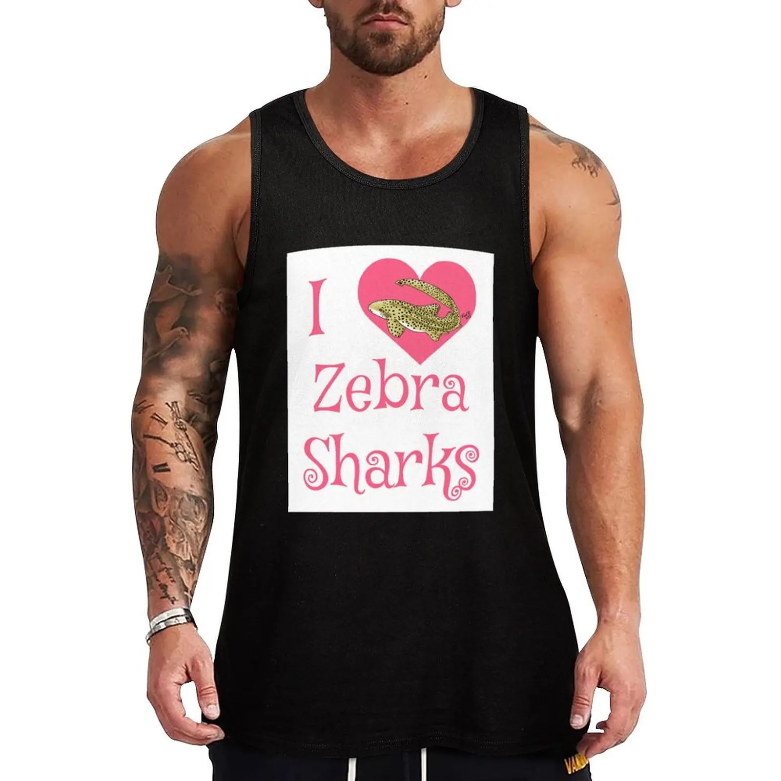 Zebra Shark Love Tank Top Regular Fit Basic Tank Top Sleeveless Casual Shirt
Zebra Shark Love Tank Top Regular Fit Basic Tank Top Sleeveless Casual Shirt