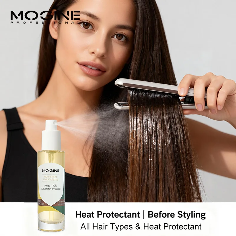 MOGINE Hair Oil Heat Protection Spray Smooth Silky No Rinse Repair Enhance Moisturizing for Silky Smooth Hair
MOGINE Hair Oil Heat Protection Spray Smooth Silky No Rinse Repair Enhance Moisturizing for Silky Smooth Hair
