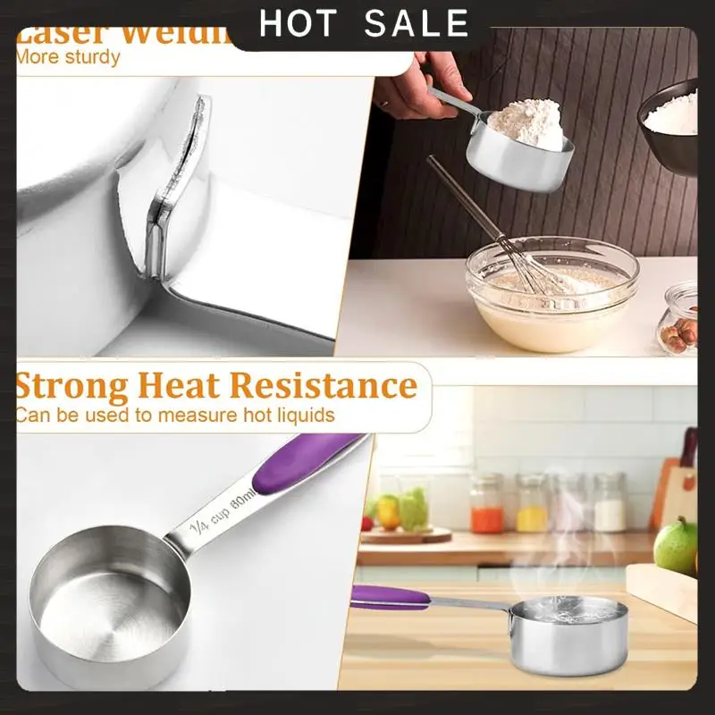 24-Hour Delivery Metal Mini Measuring Scoops In 10 Pieces-1/4 Cup, 2 Oz Stainless Steel Scoop With Silicone Handle For Cooking B
24-Hour Delivery Metal Mini Measuring Scoops In 10 Pieces-1/4 Cup, 2 Oz Stainless Steel Scoop With Silicone Handle For Cooking B