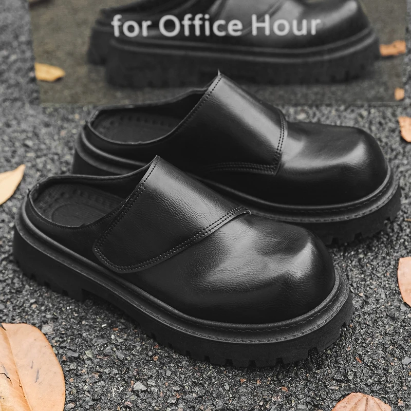 Men's leathers slip on casual shoes summer soft-sole non-slip outdoor walking shoes fashion breathable lightweight semi slippers
Men's leathers slip on casual shoes summer soft-sole non-slip outdoor walking shoes fashion breathable lightweight semi slippers